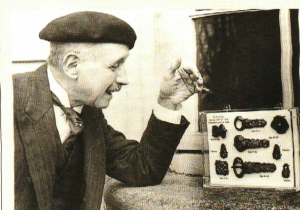 Edouard Salin 1946 et sa boite étanche